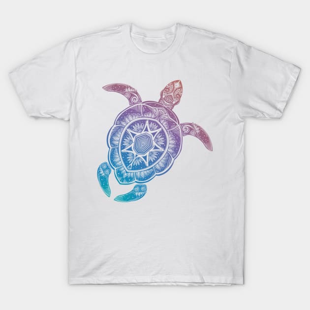 Magical Sea Trutle T-Shirt by Honu Art Studio